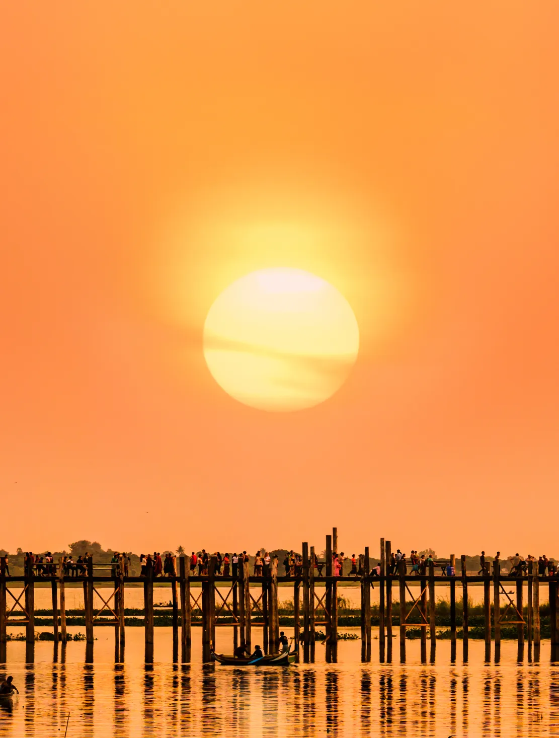 U Bein Bridge sunset